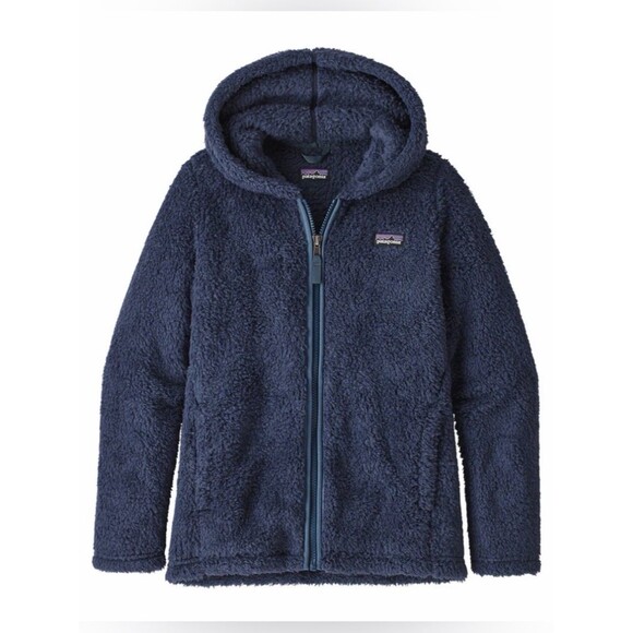 Patagonia Other - Patagonia Kids Los Gatos Fleece Hoody Jacket Navy Blue Size M 10